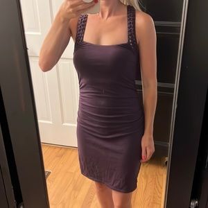 Dark purple, short cotton dress, Victoria’s Secret